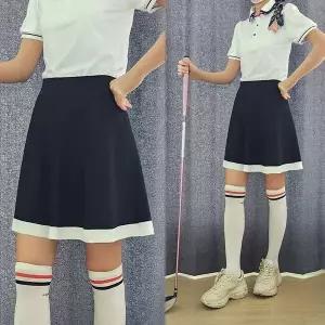 [하프클럽/셀러허브_아웃도어]베이직밴딩골프스커트 일상 외출 국내제작
