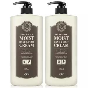 대용량 쉐어버터 풋크림 & 핸드크림 500ml 2개/핸드로션