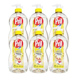 프릴 주방세제 본품 베이킹소다 퓨어 레몬향 700mL X 6개