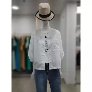 [SI] 세이브존04 라운드 7부 스트링 점퍼 SIM1121870WH (S17397498)