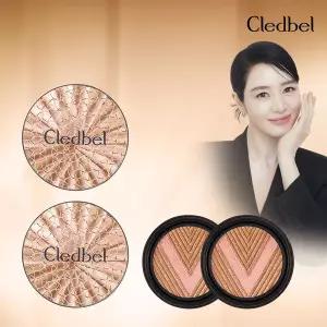 [하프클럽/끌레드벨]끌레드벨 글로우 파워리프트 브이쿠션 2개 + 리필 2개
