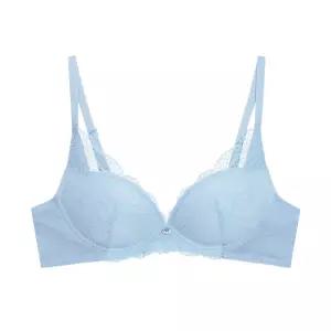 [Wonderbra]원더브라  소프트 레이스 노와이어 브라 블루