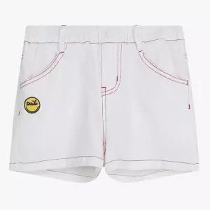 인디고키즈 스티치 배색 화이트 숏데님 IKTH234S1 (32541235)