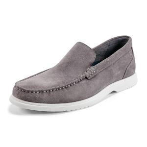 락포트 Rockport 남성용 젠슨 로퍼, 그레이 스웨이드, 8 와이드
