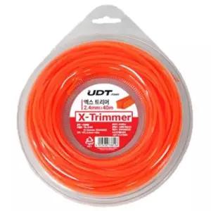 UDT 나일론줄 나일론끈 예초기날 엑스트리머 2.4mm-70M 사각