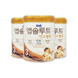 매일유업 앱솔루트 명작 2FL 3단계 800g 3개/mjc