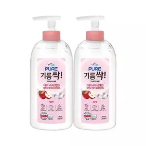 퓨어 기름싹 주방세제 사과향 700ml, 2개