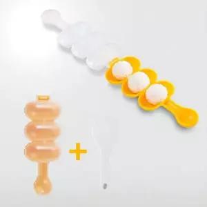 고품질 소풍 피크닉 도시락 미니 3단 주먹밥틀 만들기 케이스 주먹밥케이스 (WFJLVFL)