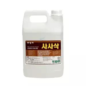 사사삭 화장실 줄눈 세정제 4L 강력 바닥 타일 욕실 청소