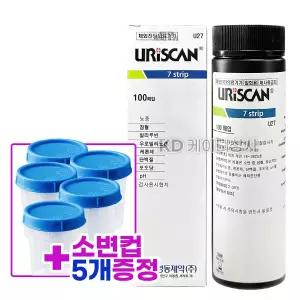 영동제약 유린스틱 7종 100매+소변컵 1봉(5개) 유리스캔 소변검사