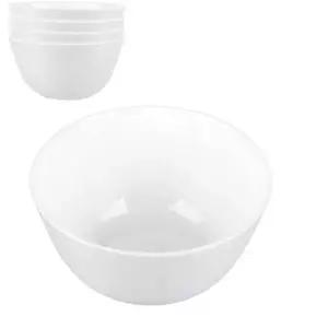 유백색 도자제 공기 4p BPA Free