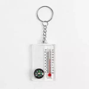 [하프클럽/]나침반온도계 열쇠고리 5p 등산 생존 캠핑 측정