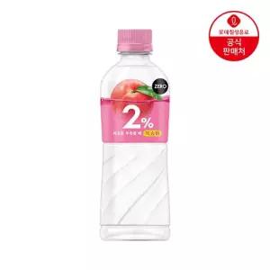 롯데칠성음료 롯데칠성 2 이프로 부족할때 제로 복숭아 350ml x 20개