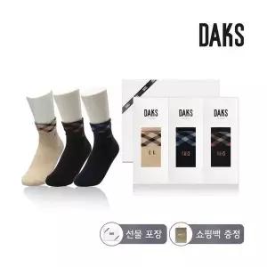 숙녀 무압박단목 체크 3족세트 24485