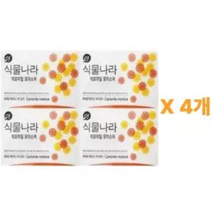 식물나라 비누 캐모마일모이스처 90gx4입x4개 (총16개)