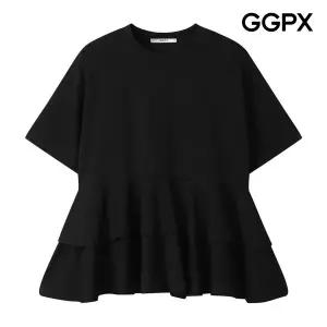 [GGPX] 더블 캉캉 반팔 티셔츠 (GQ3TS022F)
