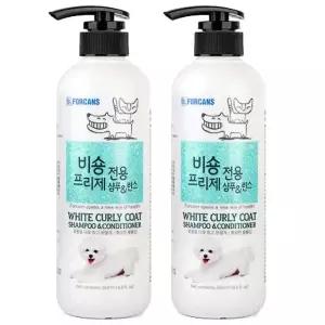 포켄스 포비스 비숑프리제 전용 샴푸&린스 550ml, 2개