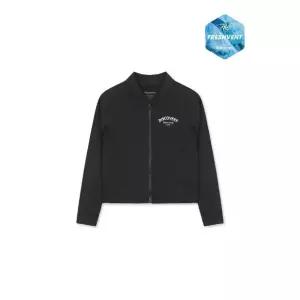 키즈래쉬가드 AQS DKSW57053-BKS 여아 프레시벤트 에센셜 풀집업 래쉬가드