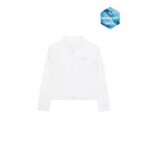 키즈래쉬가드 AQS DKSW57053-WHS 여아 프레시벤트 에센셜 풀집업 래쉬가드