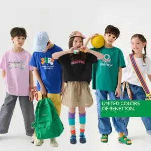 베네통 26SS 최신상 키즈 반팔 티셔츠 5종 (남아여아 공용)
