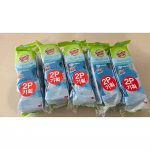 3M 스카치브라이트 변기클리너 크린스틱 리필 30+30개(핸들미포함) 일회용 변기청소스틱
