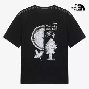 노스페이스 남성 썸머캠프 반팔 티 BLACK NT7US04A
