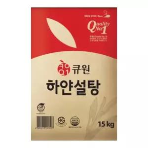 큐원 하얀설탕 15kg