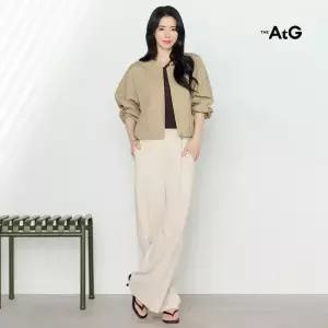 더엣지 26SS 썸머 링클프리 와이드팬츠 아이보리