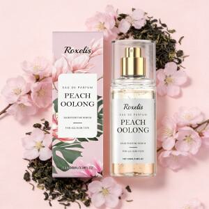 록셀리스 100ml 복숭아 우롱차 여성용 향수, 천연 과일 향과 페로몬 함유, 신선하고 오래 지속되는 달콤한