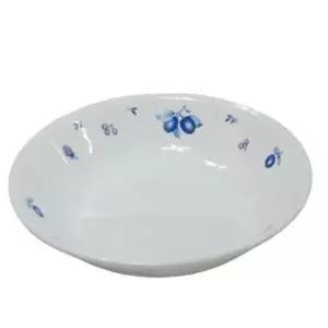 블루베리 도자기 비빔기 21.5cm 대형 과일 찬기 덮밥 라면 우동