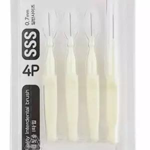( )I타입 치간칫솔 0.7mm 치석제거 휴대용치실 치아청소 교정용치실 치석제거기 치아관리 구강세정기 양치