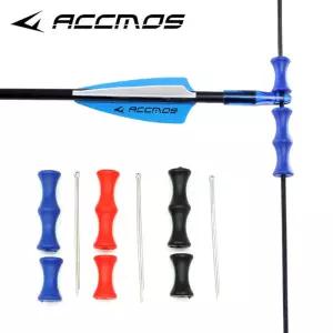 ACCMOS 양궁 가드 보우스트링 핑거 세이버 탭 화살표 실리콘 릴리스 활 액세서리