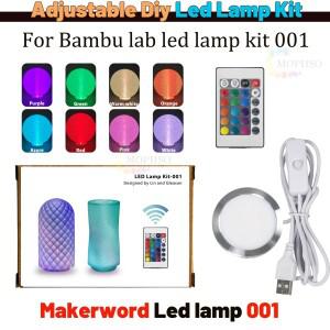Bambu CMYK LED 백라이트 보드 PLA 리토판 번들 3D 인쇄 사진