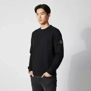 배송 스톤아일랜드 남성 기모 플리스 크루넥 니트 811562420 V0062