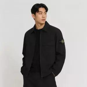 배송 스톤아일랜드 오버셔츠 자켓 파나마 블랙
