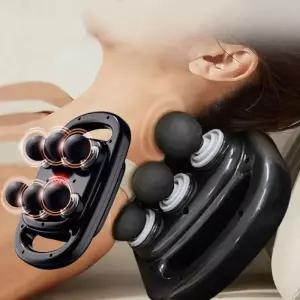 6 장비 전기 근육 마사지기 허리 진동 고주파 바디 마사지 기계 허벅지 팔