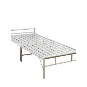 70x190cm 철제침대 더블 슈퍼싱글 받침 침대 철제 접이식 침대프레임 녹색 80CM
