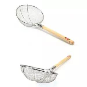 치킨 튀김 국수 건지기 뜰채 16호 지름 35cm 간격 7mm 면건지게