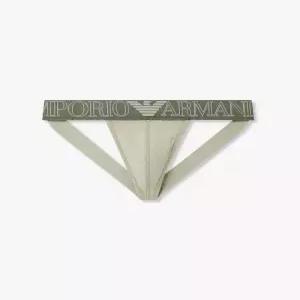 엠포리오 아르마니 언더웨어 emporioarmaniunderwear 남성 아웃라인 로고 밴딩 작스트랩라이트 그린 081611