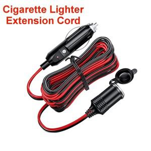 12V 24V 15A 자동차 시가 라이터 연장 코드 1M/2M 분배기 충전기 케이블 소켓 플러그 액세서리