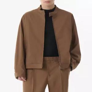 무신사 스탠다드 휩코드 미니멀 레이서 재킷 데저트 브라운 7399547