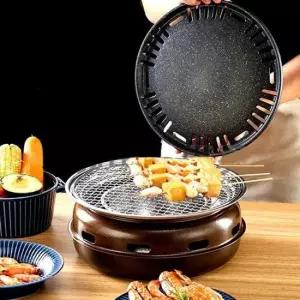 야외그릴 가정용 숯불화로대 석쇠 고기그릴 숯화로 야외구이판