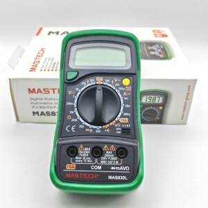 MASTECH MAS830L 디지털 멀티미터 미니 소형 휴대용 LCD 디스플레이 전기  도구 DC 전류 테스터 백라이트