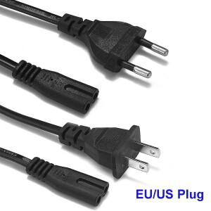 EU US AU AC 전원 케이블 2pin 1.4m IEC C7 연장 코드 CD 플레이어 SONY호환 PSP 4 3 휴대용 라디오 노트북