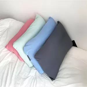 빨아 쓰는 비즈 사각 베개