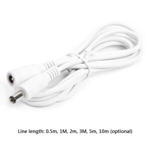 DC 12V 익스텐션 전원 케이블  와이파이  AHD  IP 보안 캠  CCTV 카메라용  코드 5.5x2.1mm  0.5 m  2 3 5