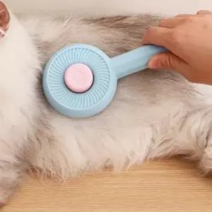 고양이 강아지 브러쉬 털 괸리 빗 반려동물 단모 정리