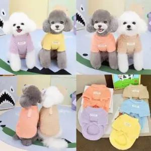 [반려패션] 고양이옷 D링 하네스 후리스 강아지옷 산책옷 뽀글이 반팔티