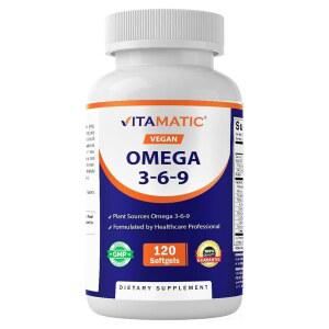비타민 오메가 올리브 조류 식물성 1250MG 복합 소프트젤 보리지 오일 120개 아마씨