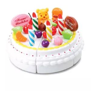 3세 예쁜 유아 소꿉 놀이 생일 케이크 자르기 세트 소꼽 케익 장난감 창의 역할 교구 조카 선물 4세 3세 여
